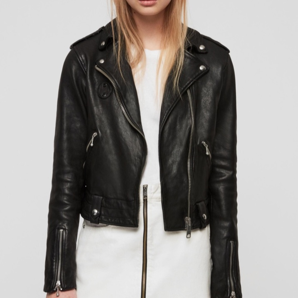 all saints vixon leather biker jacket